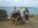 Fort Louis on the French side of St Martin with Johnny and Jeanette